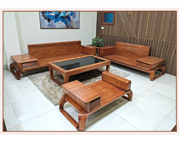 Phong cách hiện đại: Sofa gỗ hương cho không gian sống đương đại SF112